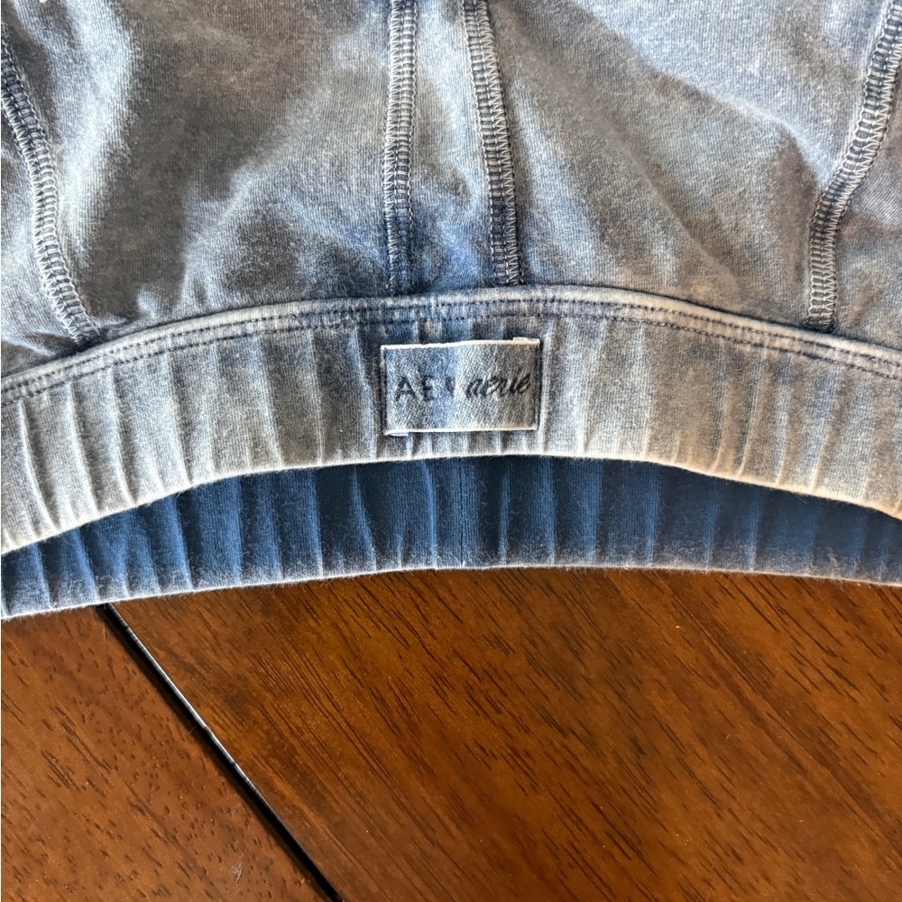 American Eagle Blue Bralette with Elastic Band and Adjustable Straps - Picture 2 of 4